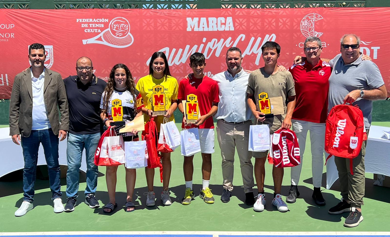 Champions et finalistes moins de 16 ans et moins de 18 ans