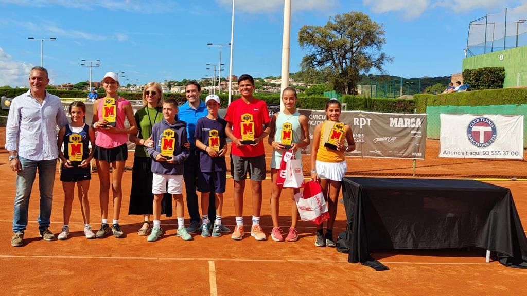 Champions et finalistes moins de 12 ans et moins de 14 ans