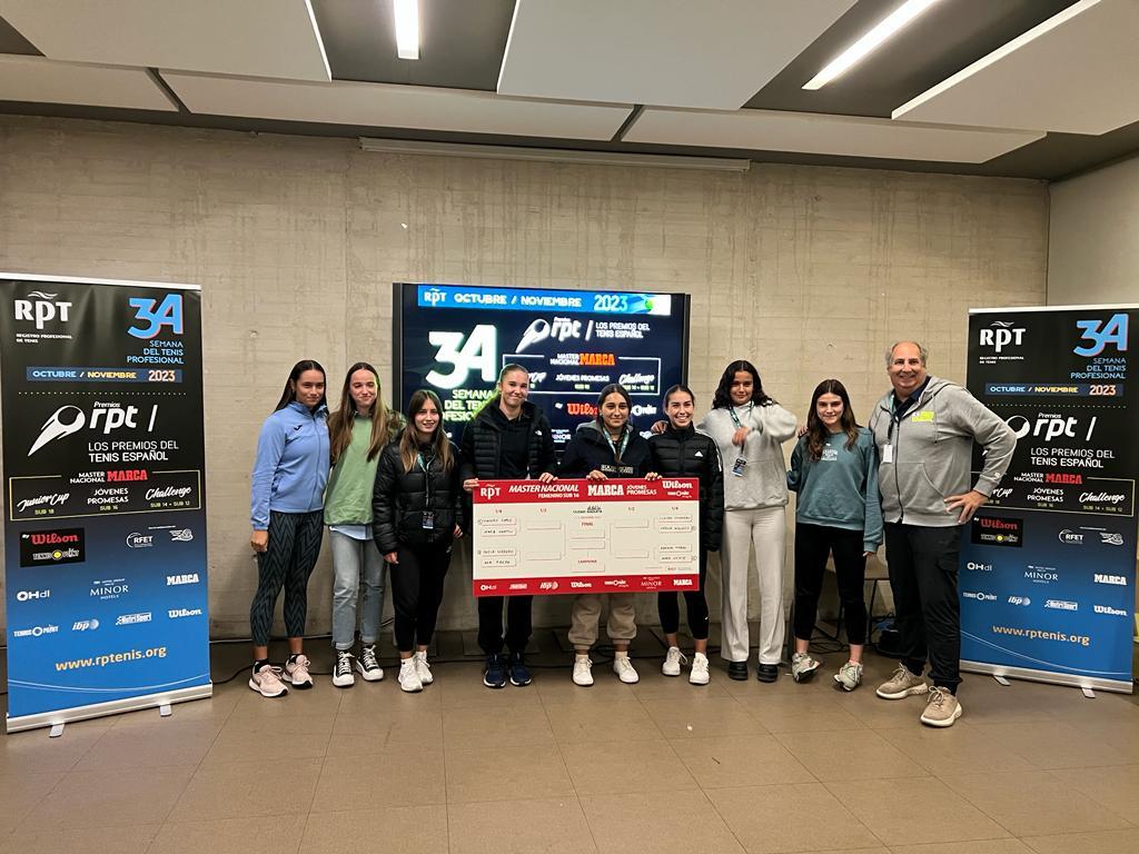 Participantes au tournoi féminin