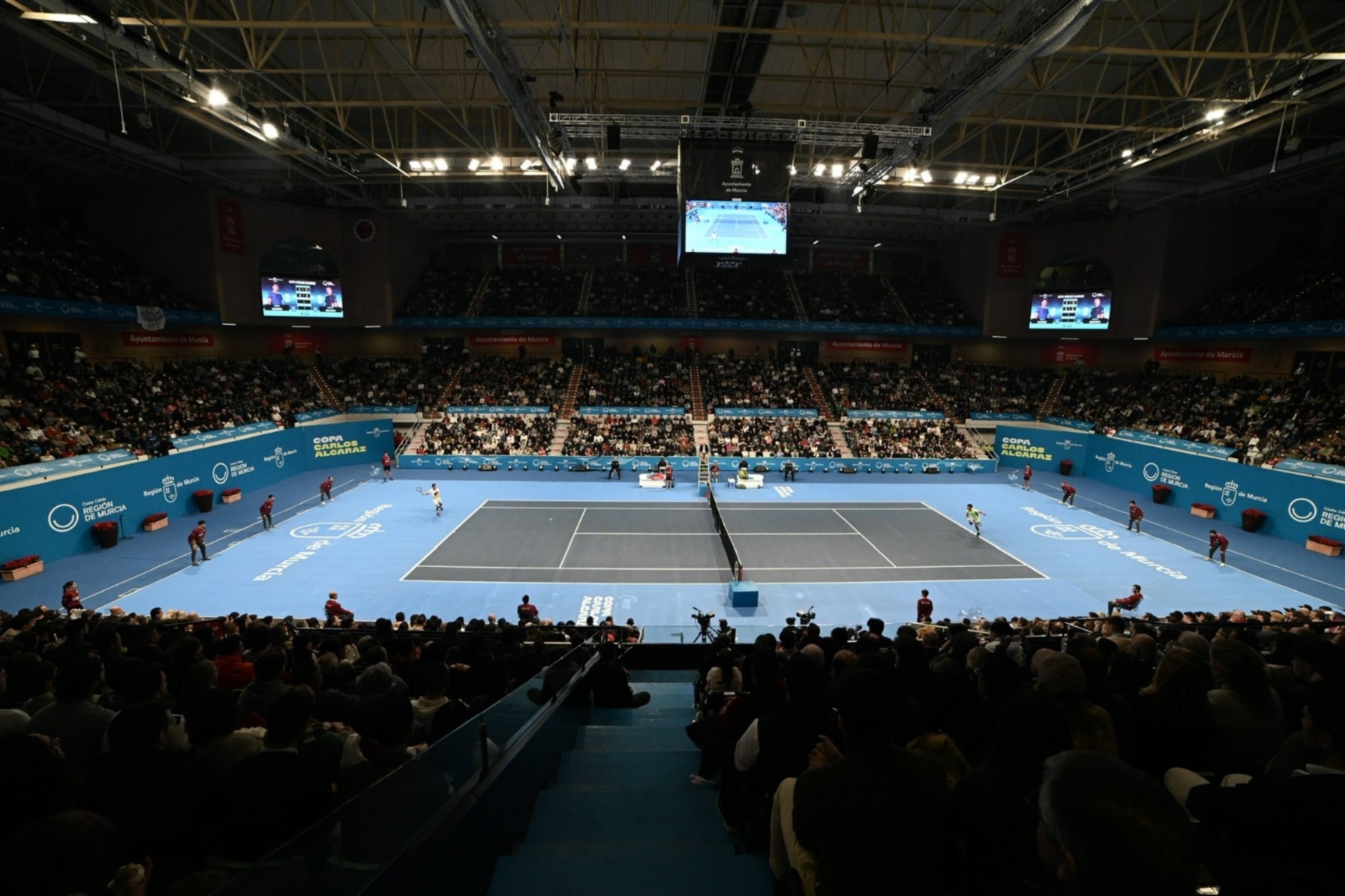 Le Palais des Sports de Murcie pendant l'exposition