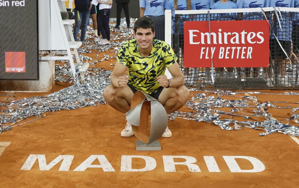 Carlos Alcaraz apparaît déjà dans les Palmarés del Mutua Madrid Opèn.