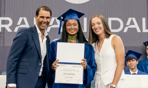 Nadal, Eala et Swiatek.