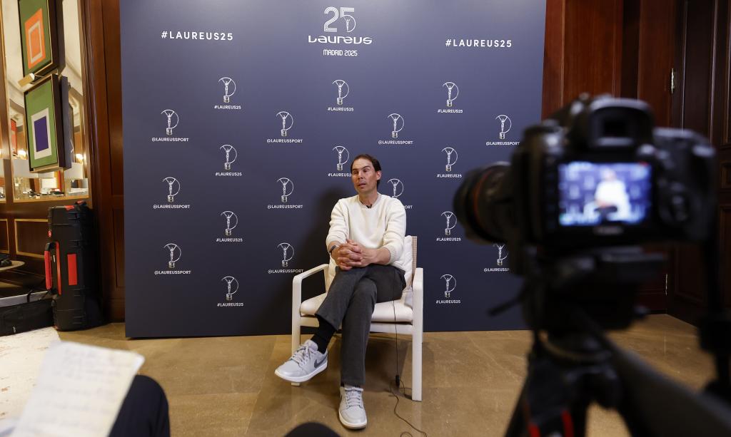 Nadal, pendant l'entretien