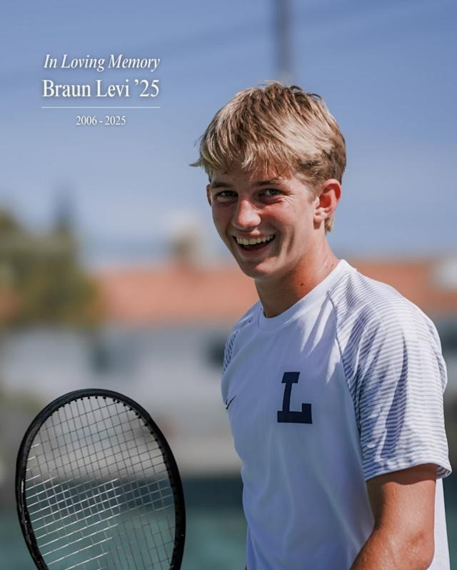 Braun Levi, joueur de tennis de 18 ans, est décédé après avoir été frappé en marchant avec un ami