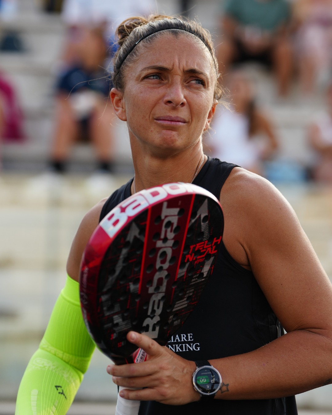 Sara Errani a concouru à un bon niveau malgré la défaite.