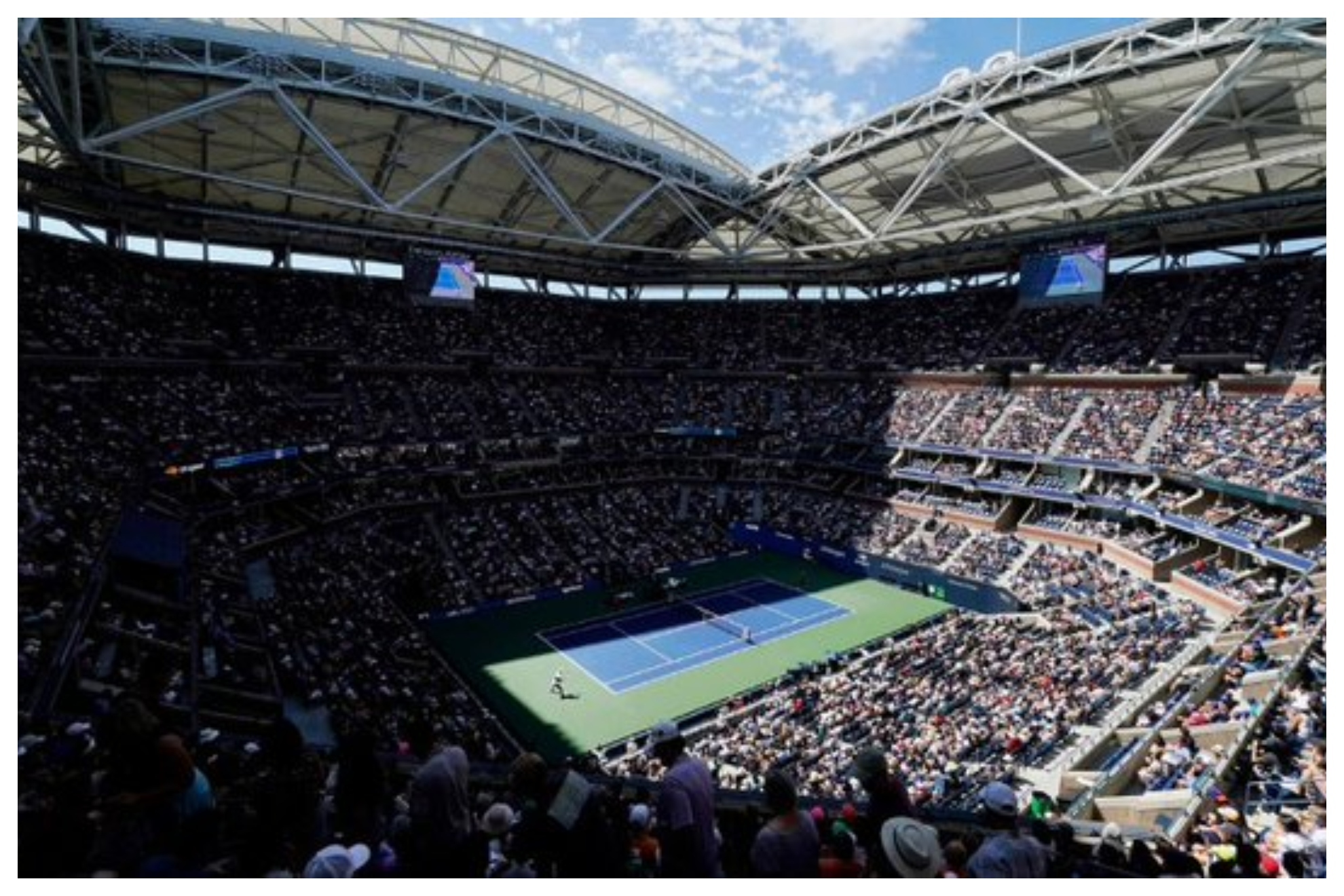 Une piste panoramique Arthur Ashe à New York