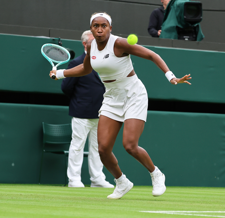 Coco Gauff, dans Wimbledon 2024