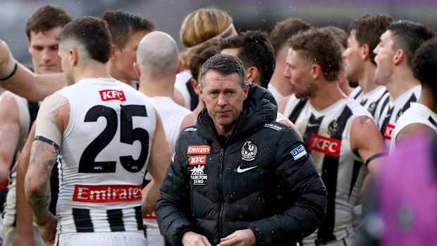Craig McRae, entraîneur de Collingwood.