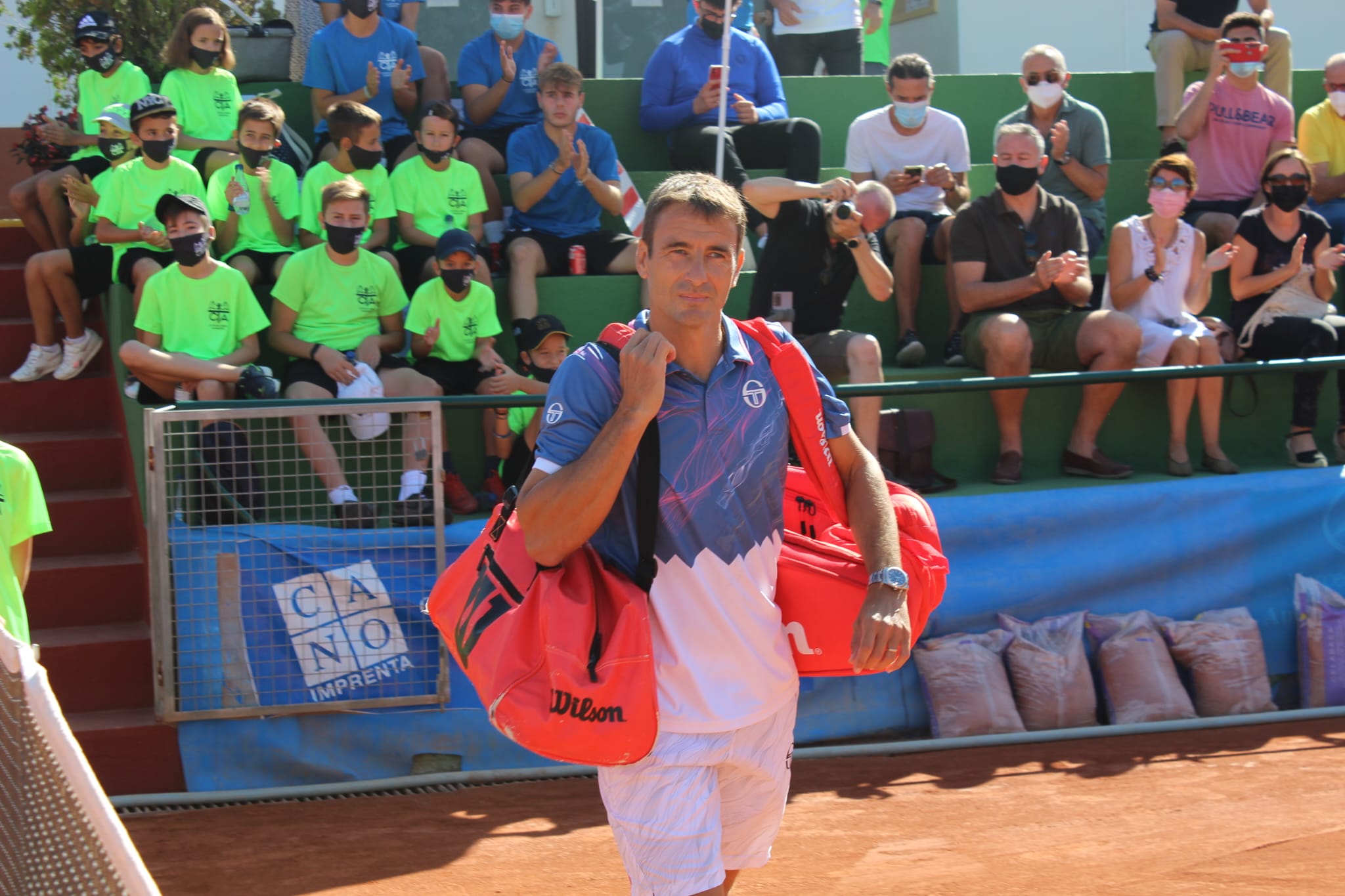 Tommy Robredo, en Albacete