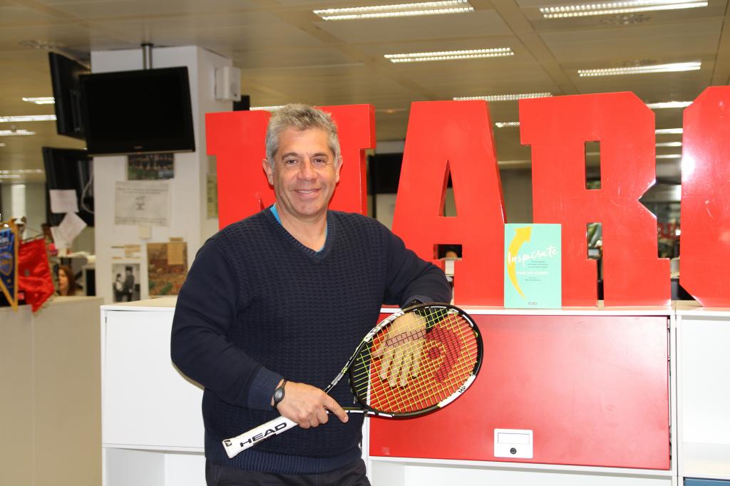 Pancho Campo, en visite à MARCA