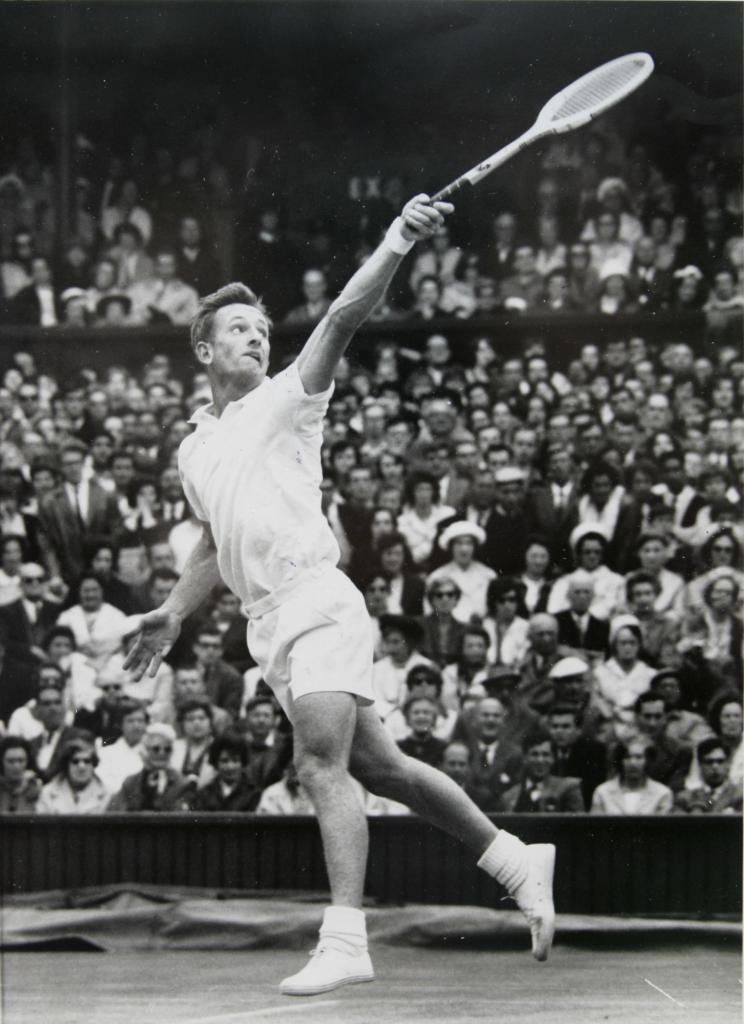Rod Laver, vainqueur du Grand Chelem en 1962 et 1969