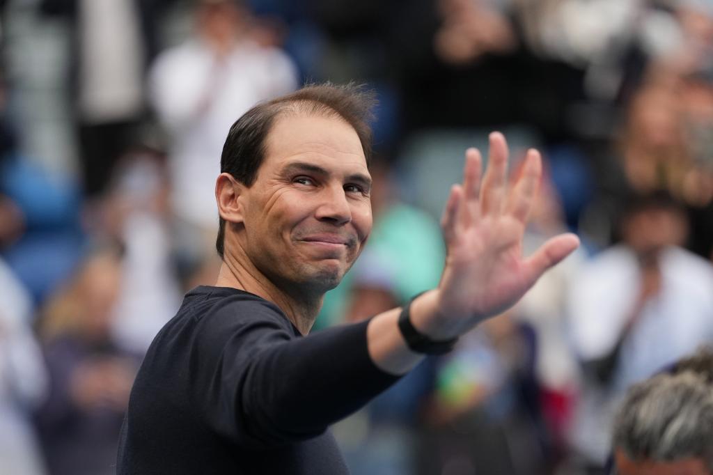 Nadal, lors d'un événement précédant la finale