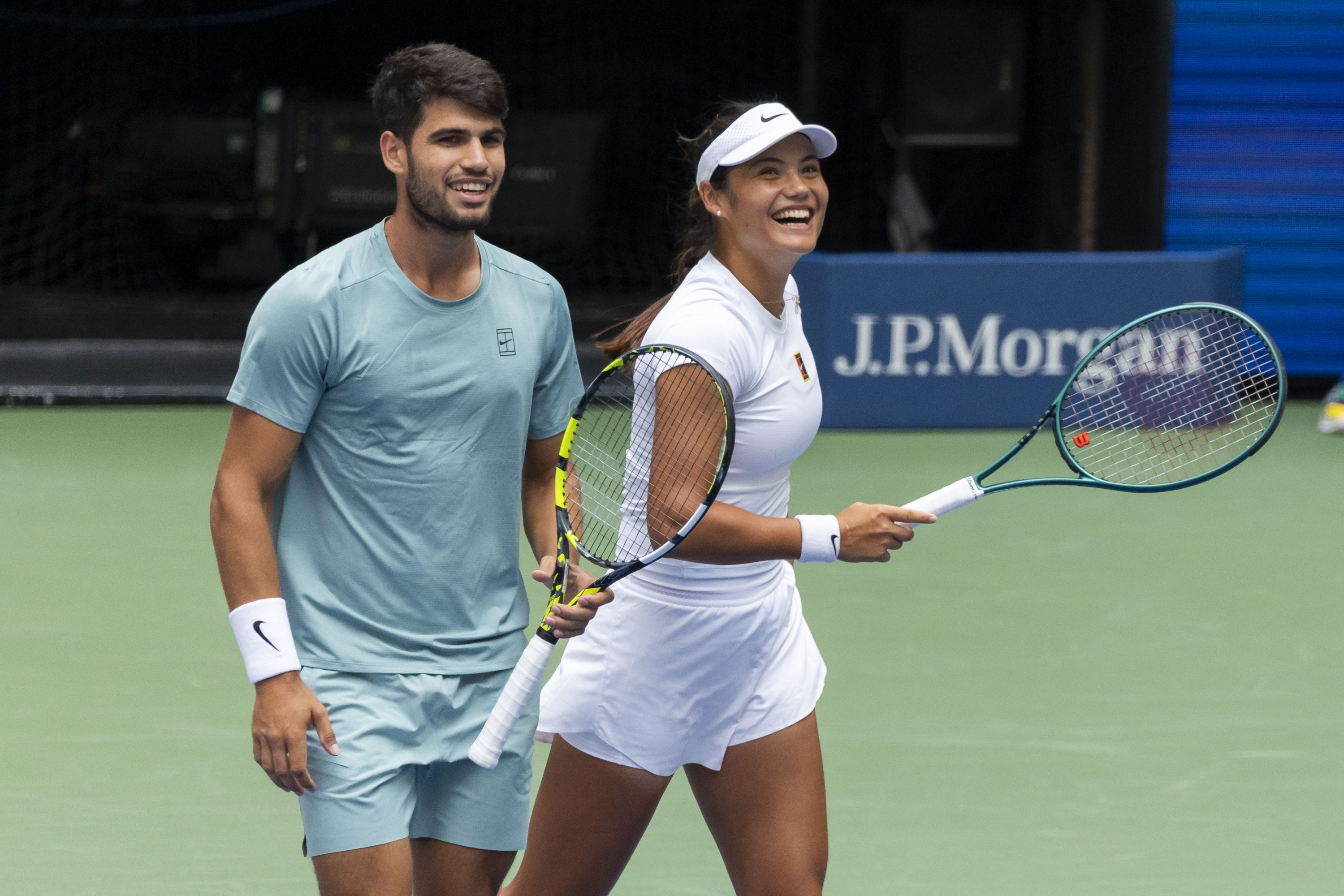 Emma Raducanu et Carlos Alcaraz.