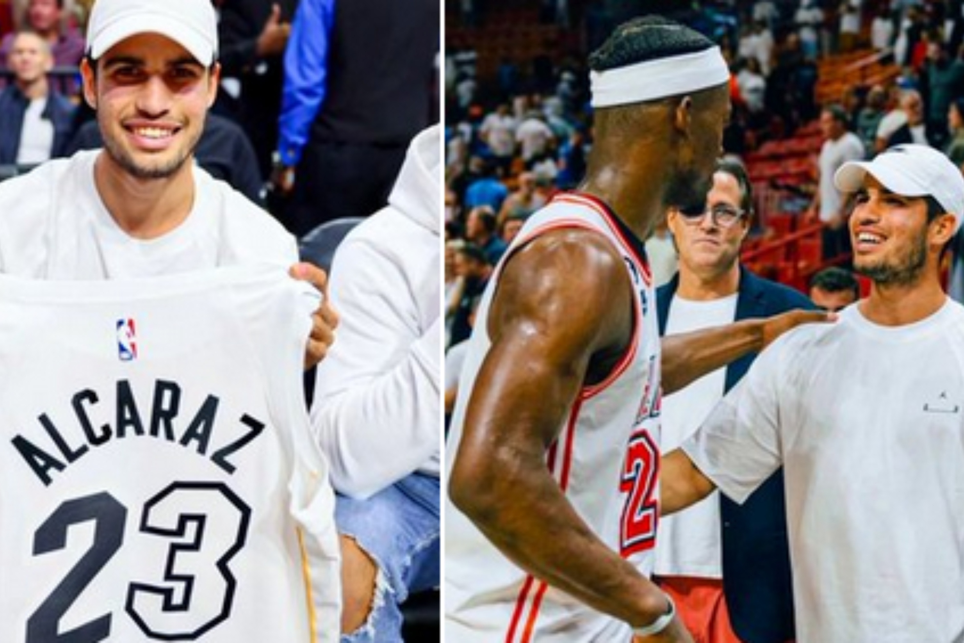 Carlitos, avec le numéro 23 du Heat.