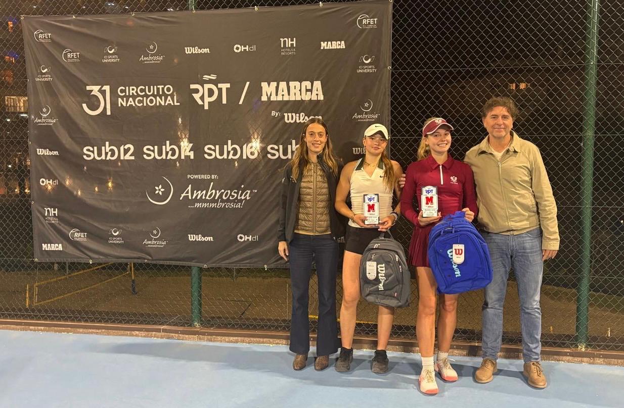 Champion et Finaliste Sub18 au Centre de Tennis Higuerón du RPT - Marca by Wilson