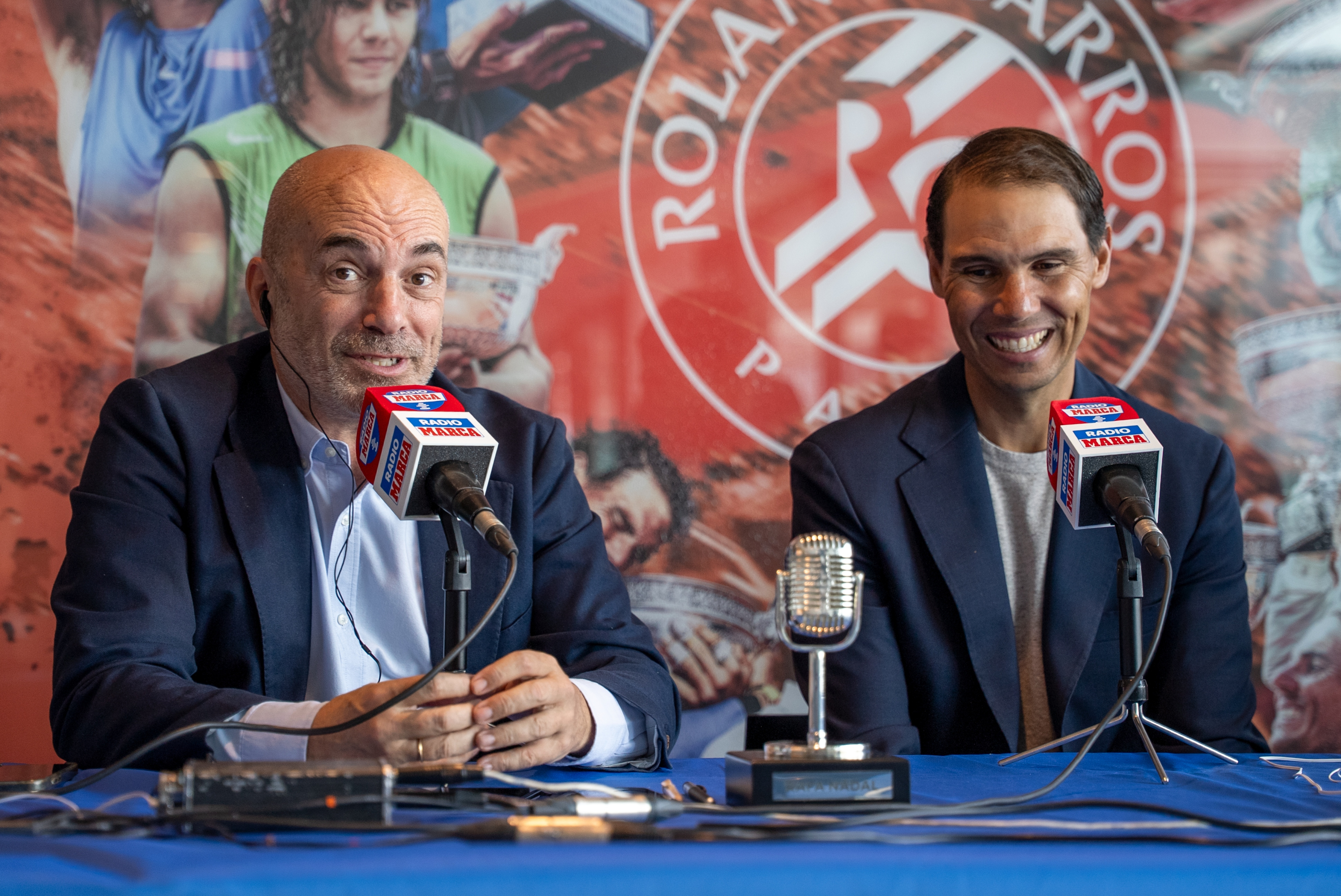 Rafa Nadal, aux côtés de Raúl Varela.